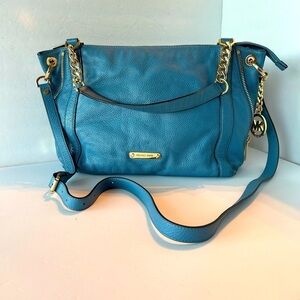 Michael Kors NWOT Blue Pebble Leather Satchel